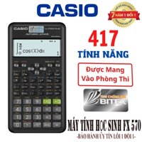 Máy tính Casio FX-570VN Plus dành cho học sinh cấp 2,3 với màn hình LCD, độ phân giải cao, được phép mang vào phòng thi