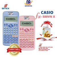 Máy tính Casio fx-580VN X - Màu Xanh dương/ Hồng/ Trắng - Hàng Chính Hãng - 1 chiếc