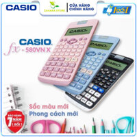 Máy tính CASIO Fx 580VN X thế hệ mới ( Màu Xanh) Độ Chính Xác Cao - Máy Tính Giá Rẻ - Hàng Thái Bảo Hành 24 Tháng (