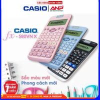 Máy tính CASIO Fx 580VN X thế hệ mới ( Màu Xanh) Độ Chính Xác Cao - Máy Tính Giá Rẻ - Hàng Thái Bảo Hành 24 Tháng (