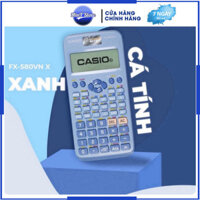 Máy tính CASIO Fx 580VN X thế kỷ mới ( Màu Xanh) Độ đúng ra Cao - máy tính cá nhân giá tiền kha khá mềm - Hàng Thái BH 2