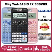 Máy Tính Casio FX 580VNX Chính Hãng Nhập Khẩu Thái Lan Bảo Hành 7 Năm 521 Tính Năng Có Thể Chuyển Đổi Tiếng Việt