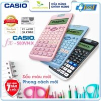 Máy Tính Casio FX 580VNX, Máy Tính Chính Hãng Bitex Bảo Hành 7 Năm Trọn Đời Học Sinh - Chuyển Đổi Tiếng Việt (APS)
