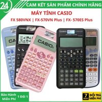 Máy Tính Casio FX 580VNX, FX-570VN Plus New (2nd Edition), FX- 570ES Plus New - Hàng Chính Hãng - Bảo Hành 7 Năm 1 Đổi 1
