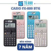 Máy Tính CASIO FX-880 BTG  Lựa Chọn Màu Sắc  - Xám Trắng