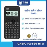 Máy Tính CASIO FX-880 BTG  Lựa Chọn Màu Sắc  - Đen