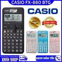 Máy tính Casio FX 880BTG tích hợp bảng tuần hoàn hóa học, hộp toán học, bảng tính,... bảo hành 7 năm 1 đổi 1