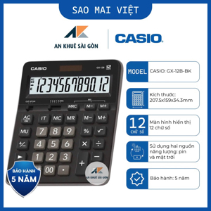 Máy tính Casio GX12B (GX-12B)