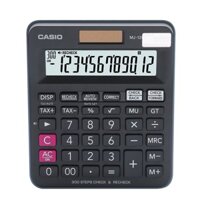 Máy tính Casio MJ-120DPLUS-BK chính hãnh dành cho văn phòng, cửa hàng và shop bán hàng