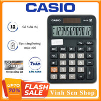 Máy tính Casio MX 12B, 120B, đa dạng tính năng giúp tính toán nhanh chính xác, pin năng lượng mặt trời, phím nhạy bấm êm