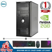 Máy tính chơi Game Battleground Dell Optiplex 780 MT (Core 2 QUAD Q6600, Ram 8GB, SSD 240GB, VGA GTX 750 2GB) + Quà Tặng