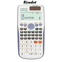 Máy tính chức năng RISEDOT, Máy tính khoa học kỹ thuật tiêu chuẩn 417 chức năng, Phụ kiện bàn làm việc 2 dòng Đồ dùng văn phòng Trường học Máy tính toán