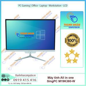 Máy tính để bàn SingPC M19K380-W - Intel Core i3 - 370M/380M/390M, RAM 8GB, SSD 128GB, Intel HD Graphics, 19 inch