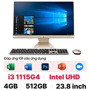 Máy tính để bàn Asus AIO V241EAT-BA057W - Intel Core i3-1115G4, 4GB RAM, SSD 512GB, Intel UHD Graphics, 23.8 inch