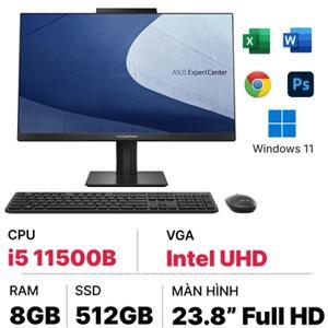 Máy tính để bàn Asus E5402WHAT-BA017W - Intel Core i5-11500B, 8GB RAM, SSD 512GB, Intel UHD Graphics, 23.8 inch