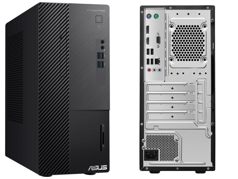 Máy tính để bàn Asus ExpertCenter D5 Mini Tower D500MA-3101001850 - Intel Core i3-10100, 4GB RAM, HDD 1TB, Intel UHD Graphics