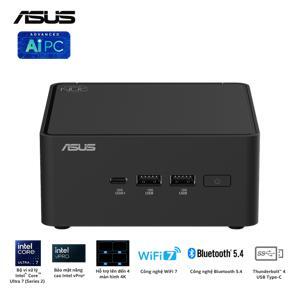 Máy tính để bàn Asus NUC 15 PRO Tall RNUC15CRHU700000I - Intel Core Ultra 7 255H, Intel Arc Graphics