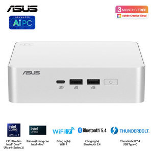 Máy tính để bàn Asus NUC 15 PRO Plus Slim RNUC15CRSU700000I - Intel Core Ultra 7 255H, Intel Arc Graphics