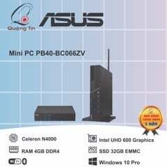 Máy tính để bàn Asus PB40-BC066ZV - N4000, 4GB RAM, SSD 32GB