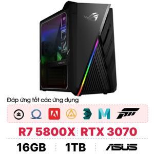 Máy tính để bàn Asus ROG Strix G35DX-VN003W - AMD Ryzen R7-5800X , 16GB RAM, SSD 1TB, Nvidia GeForce RTX 3070 8GB GDDR6