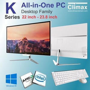 Máy tính để bàn Climax CL-i38128K-6G - Intel Core i3-6100, 8B RAM, SSD 128GB, 19 inch