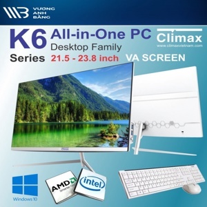 Máy tính để bàn Climax CL-i58256K6-6G - Intel Core i5-6500, RAM 8GB, SSD 256GB, 21.5 inch