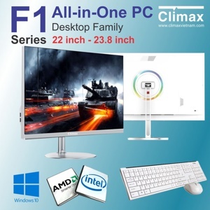 Máy tính để bàn Climax CL-i78256F1-6G - Intel Core i7-6700, RAM 8GB, SSD 256GB, 23.8 inch