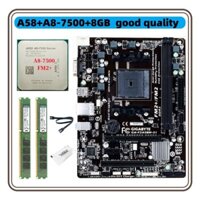 Máy tính để bàn CPU ASUS GIGABYTE FM2 FM2 + A58M-DS2 A58M-S1 A8-7500 với Bo mạch chủ AMD tích hợp + Gói CPU