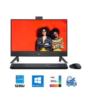 Máy tính để bàn Dell Inspiron AIO 5410 42INAIO540017 - Intel Core i5-1235U, 8GB RAM, SSD 512GB, Intel Iris Xe Graphics, 23.8 inch