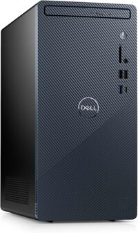 Máy tính để bàn Dell Inspiron 3020, Core i5-13400 (2.5GHz to 4.6GHz), 1x8GB 3200MHz, 256GB M.2 PCIe NVMe SSD + 1TB 7200 rpm 3.5" SATA Hard Drive, Non DVD, Chuột, Bàn phím, Win 11, 1Y, MTI51010W1-8G-256G+1T