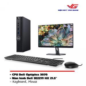 Máy tính để bàn Dell OptiPlex 3070 Micro 42OC370001 - Intel Core i3-9100T, 4GB RAM, HDD 500GB, Intel HD Graphics