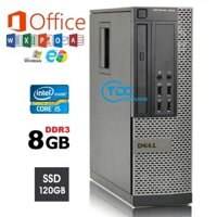 Máy Tính Để Bàn Dell Optiplex 7010 Intel Core I5 3470| RAM 8GB | ổ cứng SSD 480GB , VGA 2GB.( máy tính đồng bộ, pc dell)