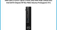 Máy tính để bàn Dell OptiPlex 3090 Micro (42OC390003) intel Core i3-10105T (up to 3.9GHz, 6M) RAM 4GB 256GB SSD Intel Q470 Chips