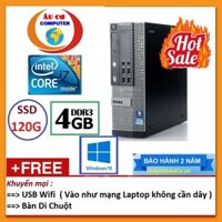 Máy tính để bàn Dell Optiplex i5 4570 / Ram 8G / SSD 120GB - Bảo Hành 24 Tháng - Chất lượng đỉnh cao