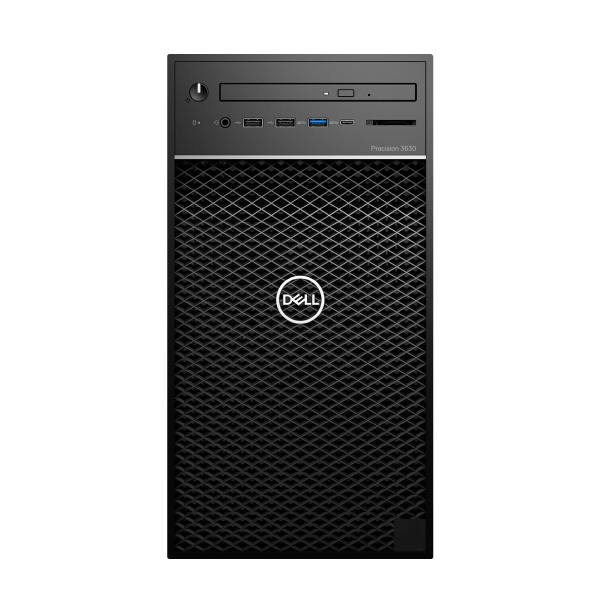 Máy tính để bàn Dell Precision Tower 3630 CTO BASE 42PT3630D08 - Intel Xeon E-2124G, 16GB RAM, HDD 1TB + SSD 256GB, Nvidia Quadro P620 2GB
