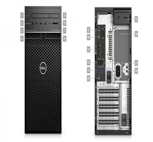 Máy tính để bàn Dell Precision 3630 Tower 42PT3630D06 - Intel Xeon E-2124, 8GB RAM, HDD 1TB, Radeon Pro WX 3100 4GB
