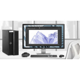 Máy tính để bàn Dell Precision 5820 Tower 70287690 - Intel Xeon W-2223, 16GB RAM, SSD 256GB + HDD 1TB, Nvidia Quadro T400 4GB