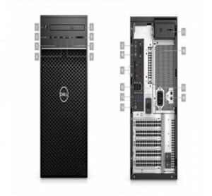 Máy tính để bàn Dell Precision 3630 Tower 42PT3630D06 - Intel Xeon E-2124, 8GB RAM, HDD 1TB, Radeon Pro WX 3100 4GB