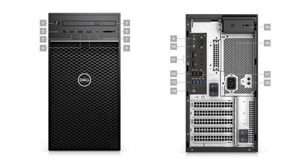 Máy tính để bàn Dell Precision 3630 CTO Base 42PT3630D03 - Intel Core i7-8700K, 8GB RAM, HDD 1TB, Nvidia Quadro P620 2GB