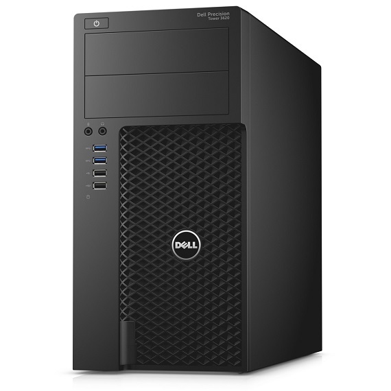 Máy tính để bàn Dell Precision T3620 MT 42PT36D015 - Intel Xeon E3-1225 v5, 8GB RAM, HDD 1TB, Nvidia Quadro P600 2GB