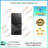 Máy tính để bàn Dell Vostro 3888 Tower RJMM6D2, Intel 10Th, 4GB DDR4 ,1TB 7200rpm HDD, Intel UHD Graphics 630,  Win11 New 100%