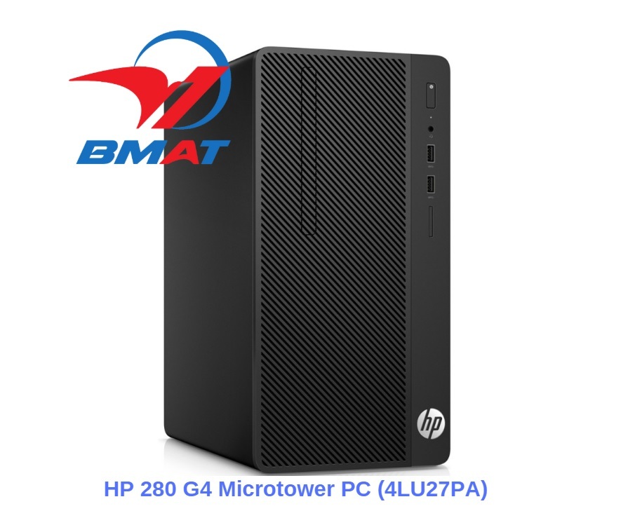 Máy tính để bàn HP 280 G4 Microtower 4LU27PA - Intel core i7, 8GB RAM, HDD 1TB, Intel UHD Graphics