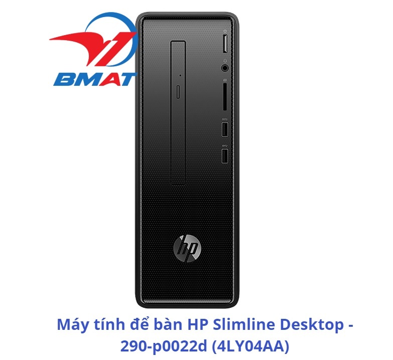 Máy tính để bàn HP 290-p0022d 4LY04AA - Intel Pentium Gold G5400, 4GB RAM, HDD 500GB, Intel UHD Graphics 610