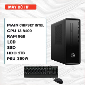 Máy tính để bàn HP 290 p0024d 4LY06AA - Intel core i3, 4GB RAM, HDD 1TB, Intel UHD Graphics 610