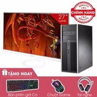 Máy tính để bàn HP 8300 Elite MT + Màn hình ASUS 27inch Full Viền (Core I5 3470, Ram 8GB, SSD 120GB)+ Quà Tặng