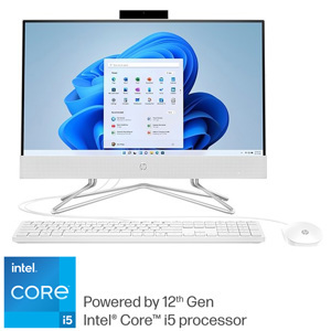 Máy tính để bàn HP AIO 22-dd2003d 6K7G2PA - Intel Core i5-1235U, 8GB RAM, SSD 256GB, Intel Iris Xe Graphics, 21.5 inch