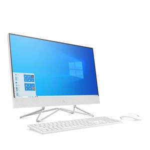 Máy tính để bàn HP AIO 24-df0039d 180N9AA - Intel core i3-10100T, 4GB RAM, SSD 512GB, Intel UHD Graphics, 23.8 inch