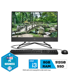 Máy tính để bàn HP All In One 200 Pro G4 74S23PA - Intel core i3-1215U, 8GB RAM, SSD 512GB, Intel UHD Graphics, 21.5 inch