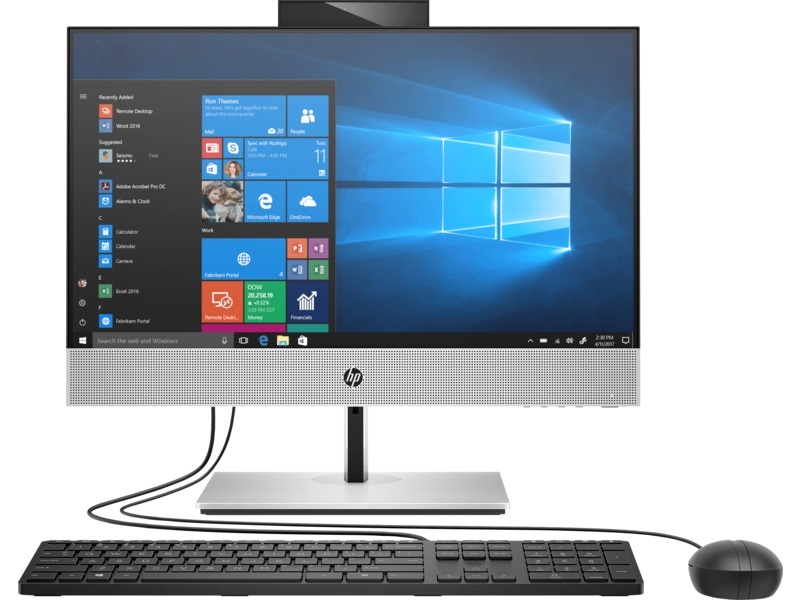 Máy tính để bàn HP All in One ProOne 600 G6 236C3PA - Intel core i7-10700T, 8GB RAM, SSD 512GB, AMD Radeon 630 Graphics, 21.5 inch