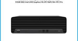 Máy tính để bàn HP Elitedesk 800 G8 SFF 659N6PA - Intel Core i5-11500, 8GB RAM, SSD 512GB, Intel UHD Graphics 750